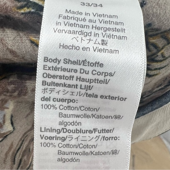 J.CREW 770 Straight Men's Flannel Lined Green Flat Front Pants Size 33 X 34 - Picture 8 of 13